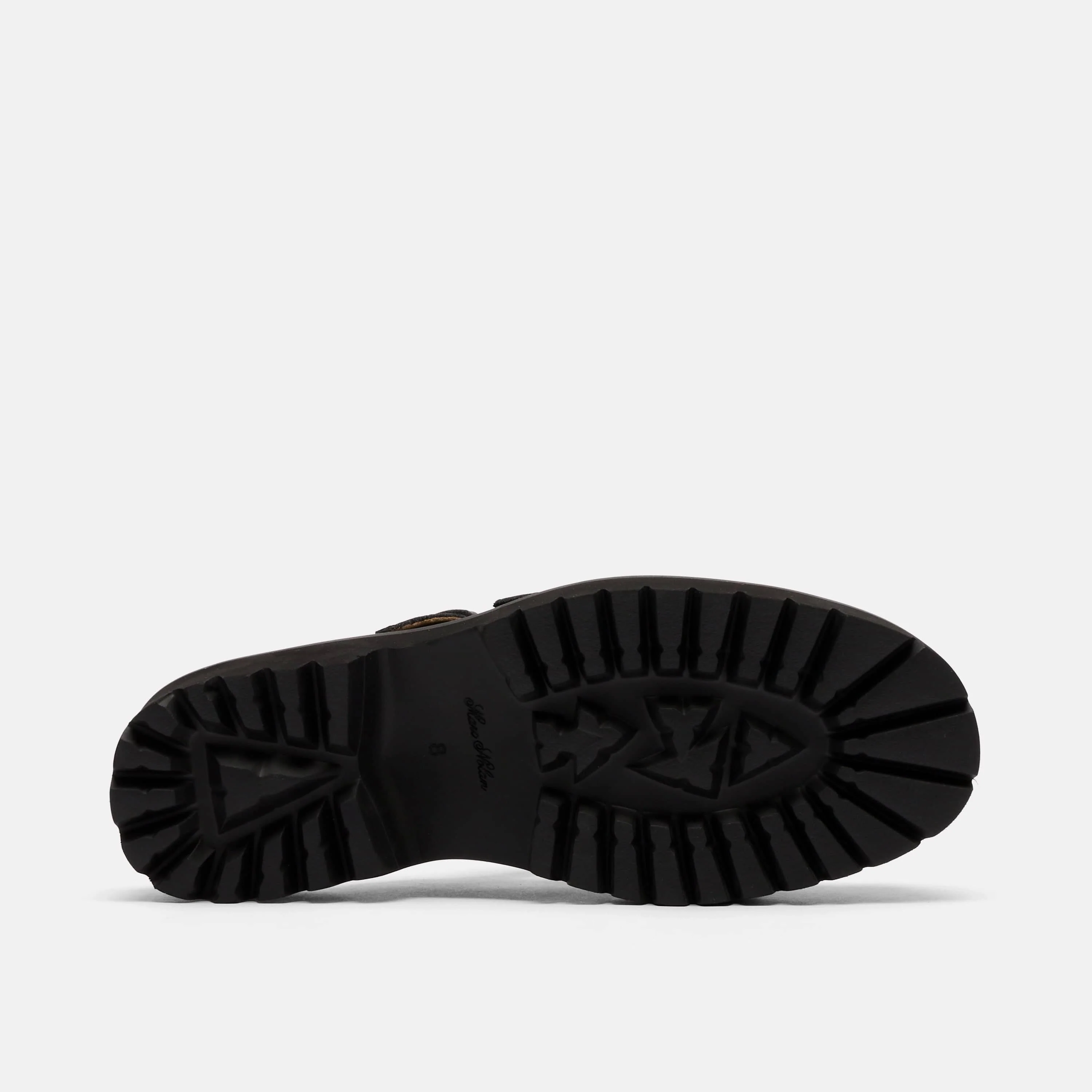 Lexi Black Leather Double Buckle Mule - Image 6